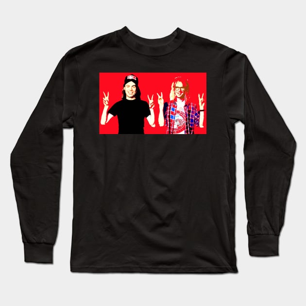 mike myers dana carvey Long Sleeve T-Shirt by oryan80